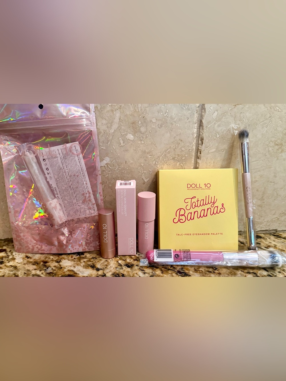 Doll 10 Totally Bananas palette & Makeup Set gift bundle